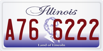 IL license plate A766222