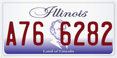 IL license plate A766282