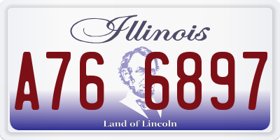 IL license plate A766897