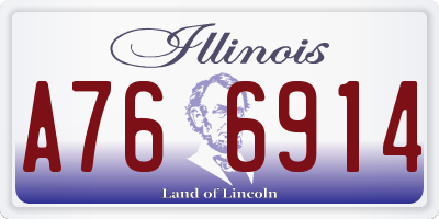 IL license plate A766914