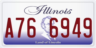 IL license plate A766949