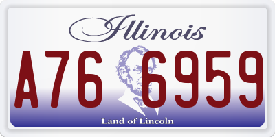 IL license plate A766959