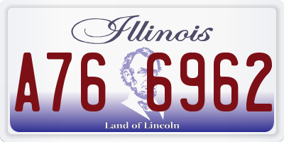 IL license plate A766962