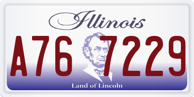 IL license plate A767229