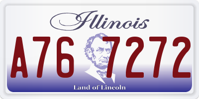 IL license plate A767272