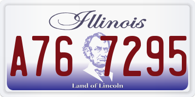 IL license plate A767295