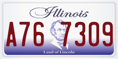 IL license plate A767309