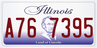 IL license plate A767395