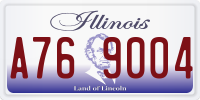 IL license plate A769004