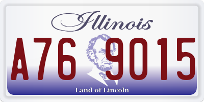 IL license plate A769015