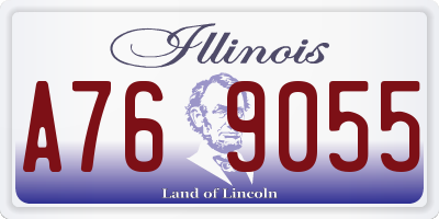 IL license plate A769055