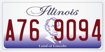 IL license plate A769094