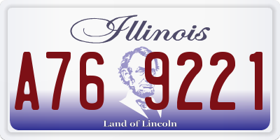 IL license plate A769221