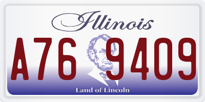 IL license plate A769409