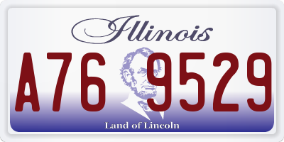 IL license plate A769529