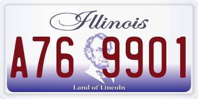 IL license plate A769901