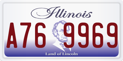 IL license plate A769969