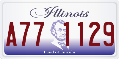 IL license plate A771129