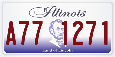 IL license plate A771271