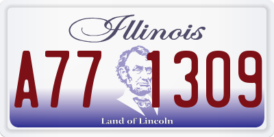 IL license plate A771309