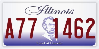 IL license plate A771462
