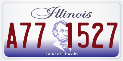 IL license plate A771527