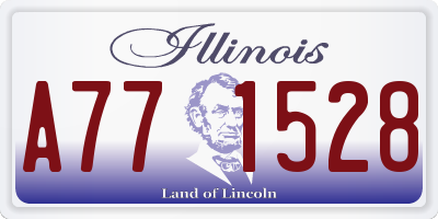 IL license plate A771528