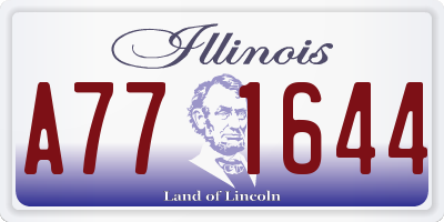 IL license plate A771644