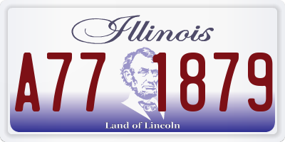 IL license plate A771879