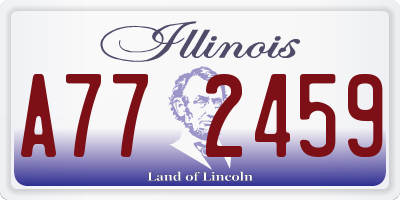 IL license plate A772459