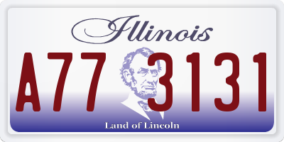 IL license plate A773131