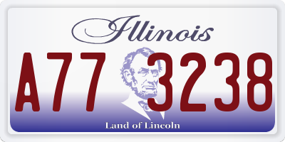 IL license plate A773238
