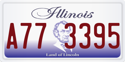 IL license plate A773395
