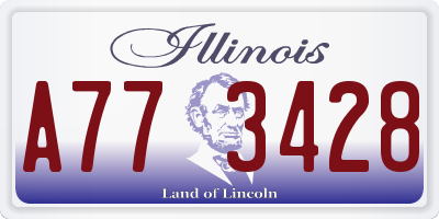 IL license plate A773428