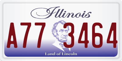 IL license plate A773464