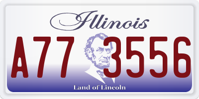IL license plate A773556