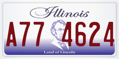 IL license plate A774624