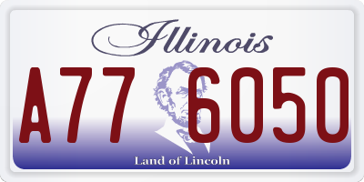 IL license plate A776050