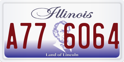 IL license plate A776064