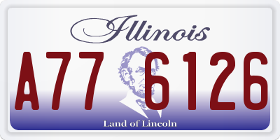 IL license plate A776126
