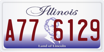 IL license plate A776129