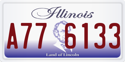 IL license plate A776133