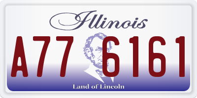 IL license plate A776161