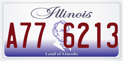 IL license plate A776213