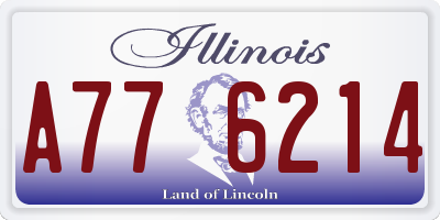 IL license plate A776214