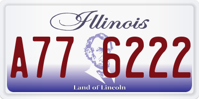 IL license plate A776222