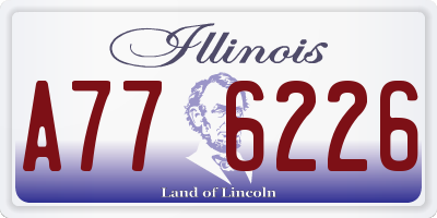 IL license plate A776226