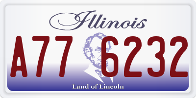 IL license plate A776232