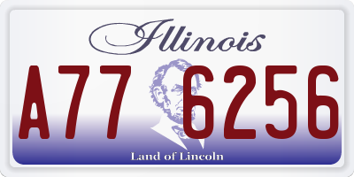 IL license plate A776256