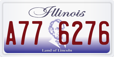 IL license plate A776276